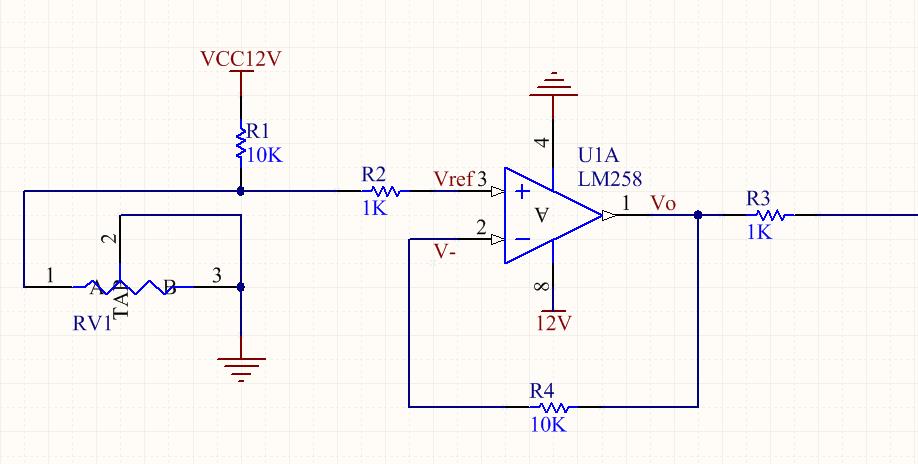 lm258作为电压跟随器的疑问