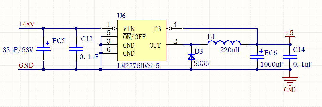 lm2576稳压电路图详解图片