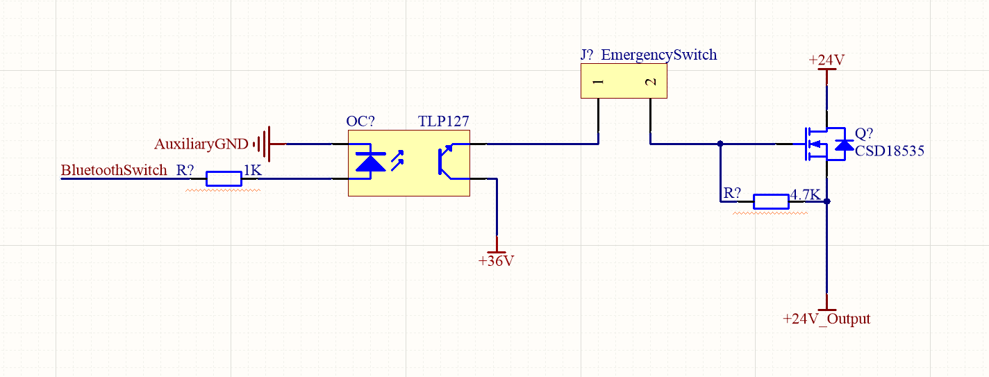 使用csd18535做高侧电子开关, 在负载电容很大时, 总是一开电就击穿