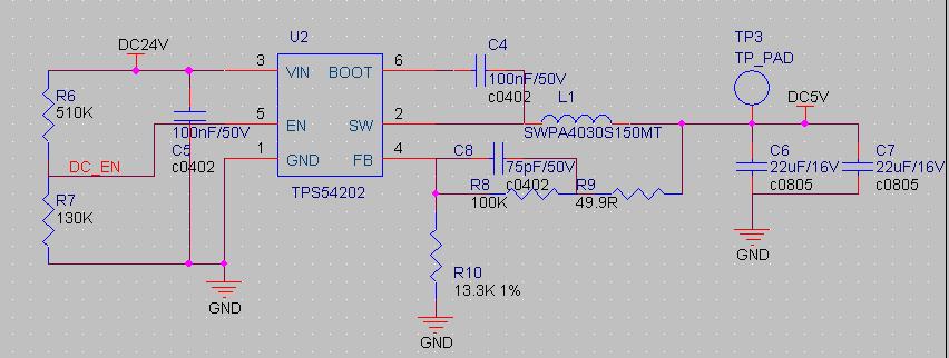 tps54202s fb引腳電壓不在範圍內