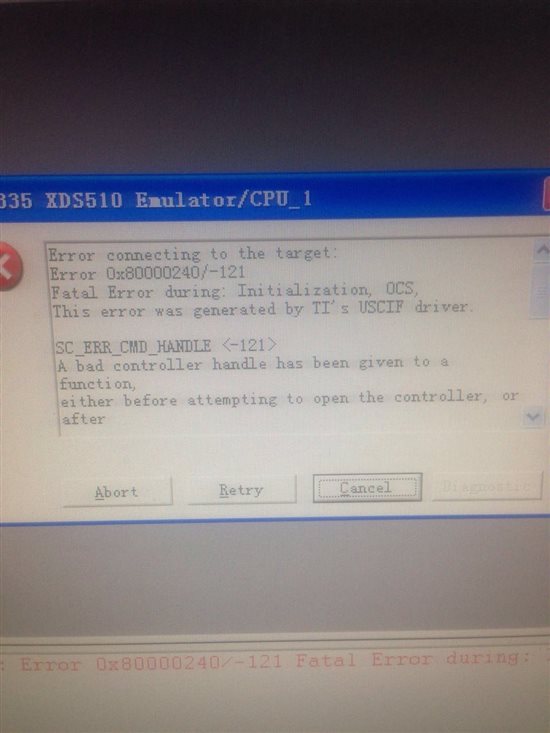 使用F28335和仿真器连接问题-TI中文支持网