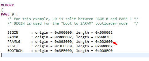 当更改cmd文件.text空间长度后,debug进入非法中断或找不到0x3ff5f5源-TI中文支持网