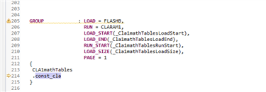 __vector_table ram _ _ 28069 ignored CMD FLASH for è­¦å‘Šçš„é—®é¢˜: LOAD CLA placement